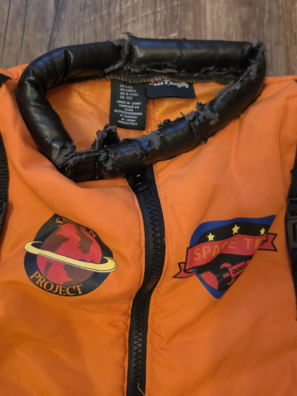 Kids Hallow’s Eve Orange Astronaut Space Suit Costume Jumpsuit – Size L (7)